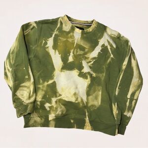 Jordan Brooklyn Crewneck Sweatshirt Men’s Medium Fleece Bleach Tie Dye